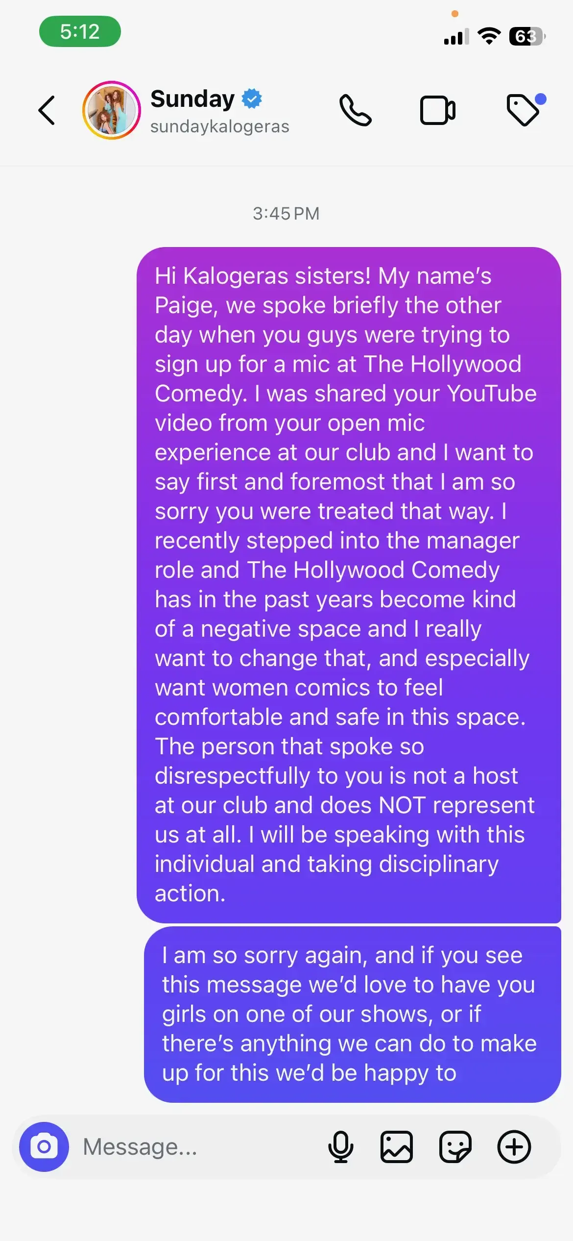 Apologies evidence 3