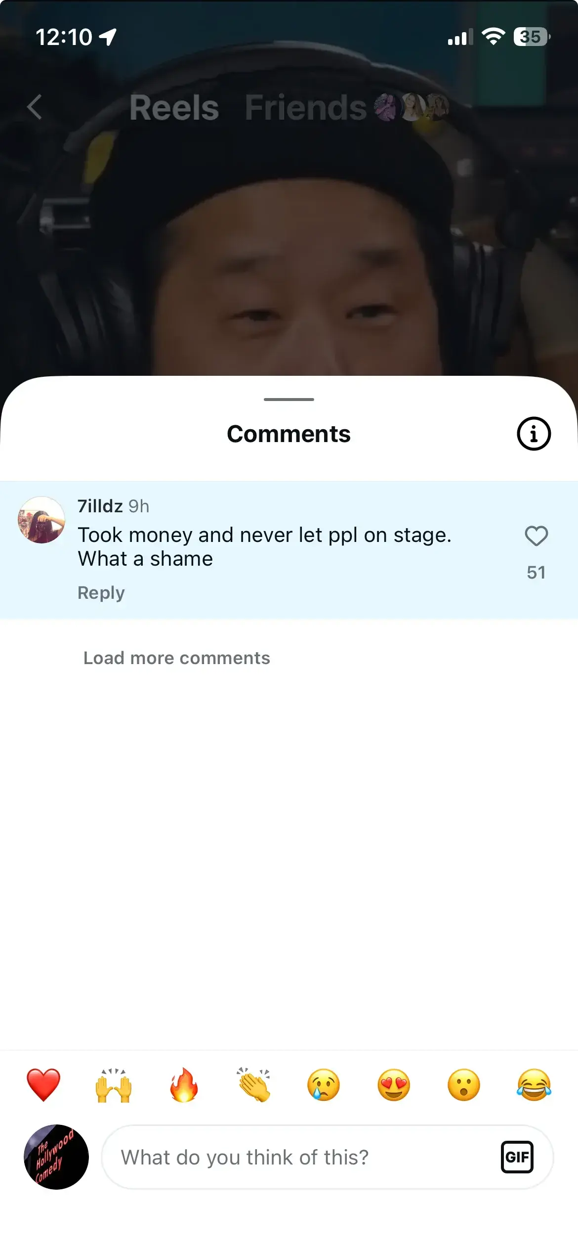 Instagram hate comment evidence 17